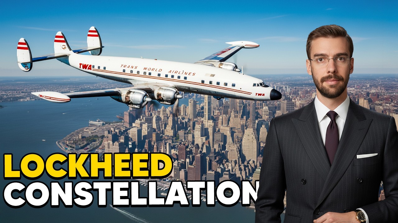 L'AEREO più ELEGANTE della STORIA - Lockheed Constellation