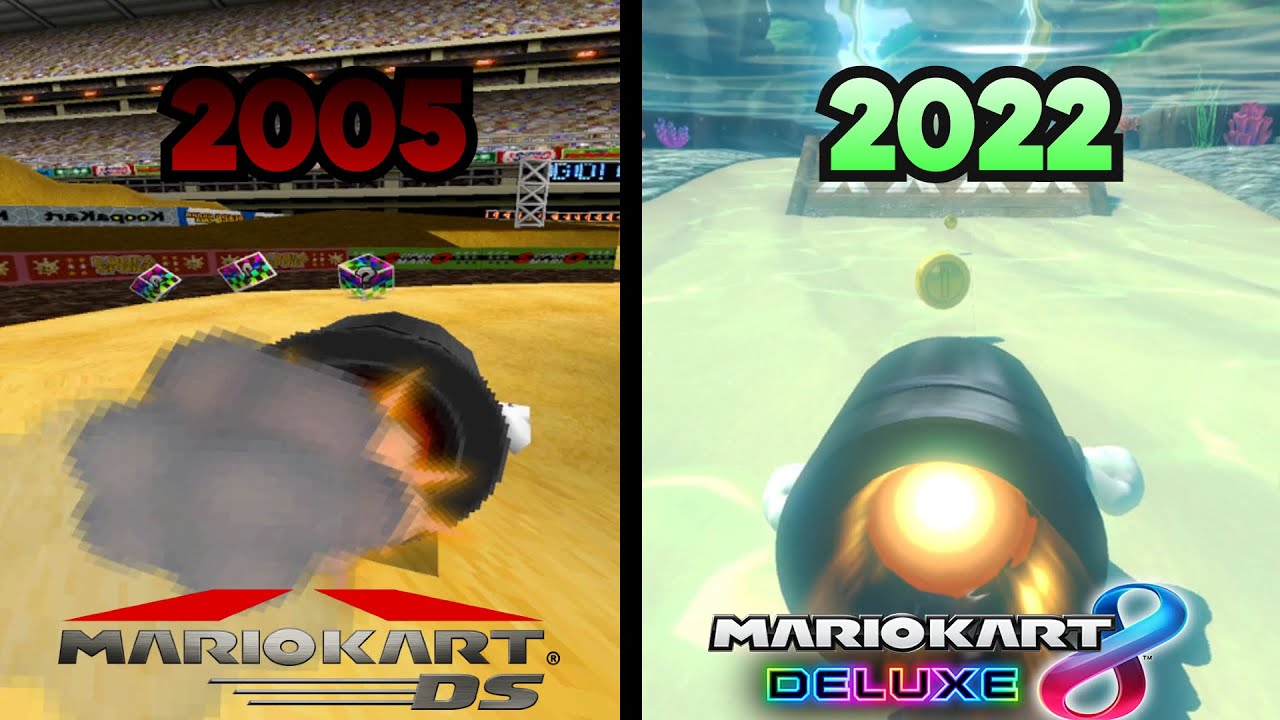 The Bullet Bill In Every Console Mario Kart Game