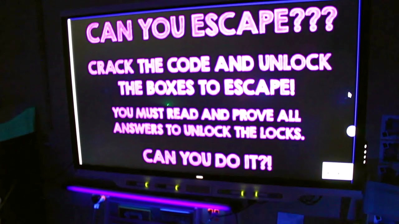 Reading Escape Room