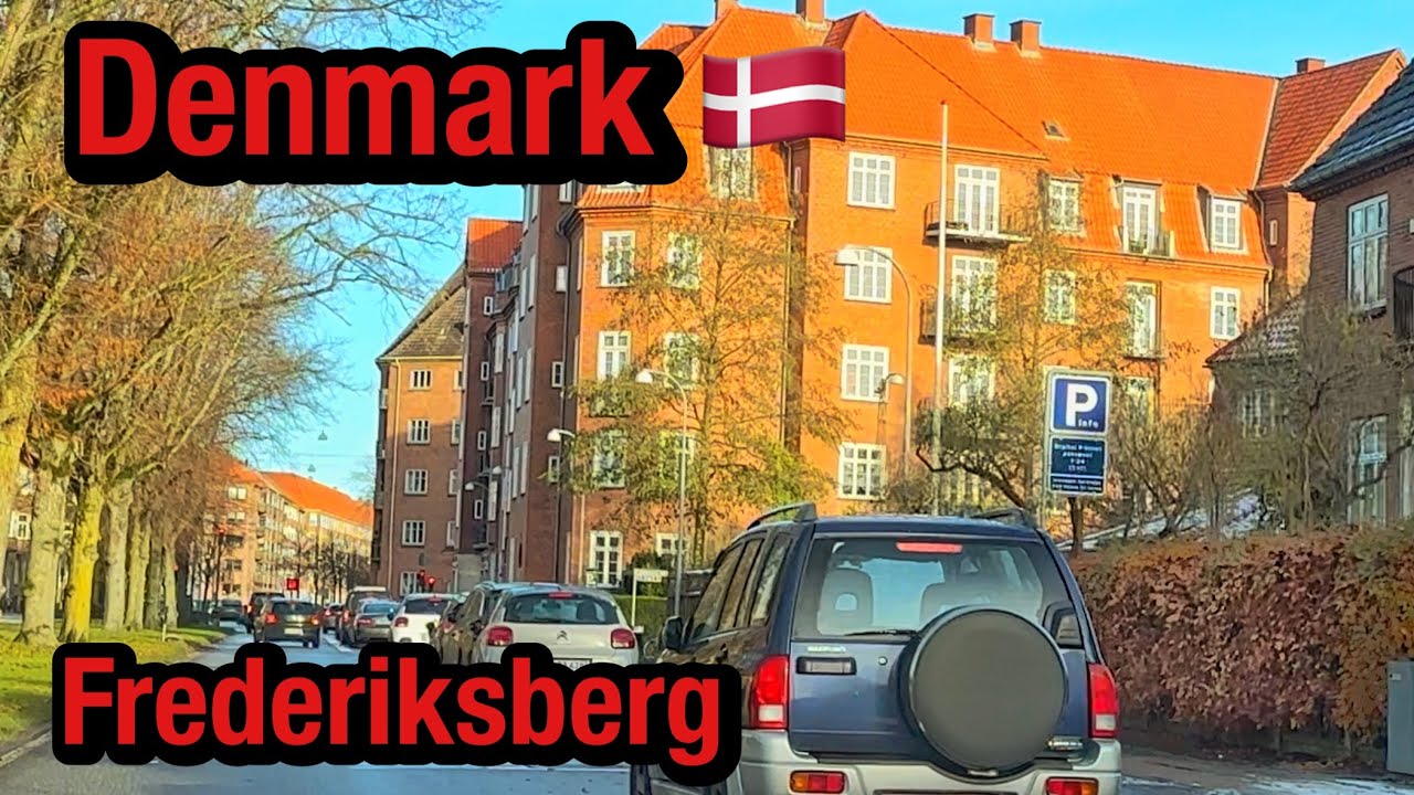 Relaxing City Drive: Roskildevej to Frederiksberg in Copenhagen, Denmark