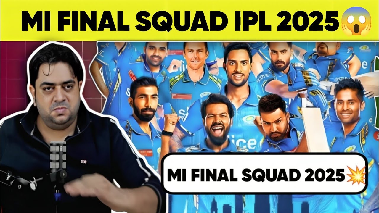 Mumbai Indians Squad in ipl 2025😱 Ipl auction 2025🏆 Mi will play finals? Credit -: @ABCricinfo