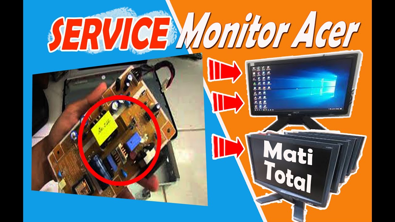 Service Monitor Acer 16.5 inch  Matitotal...