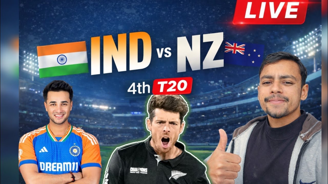 INd vs Nz 4th t20 live match | Mitchell & Seifert 🤩 | Big chase for india 🔥