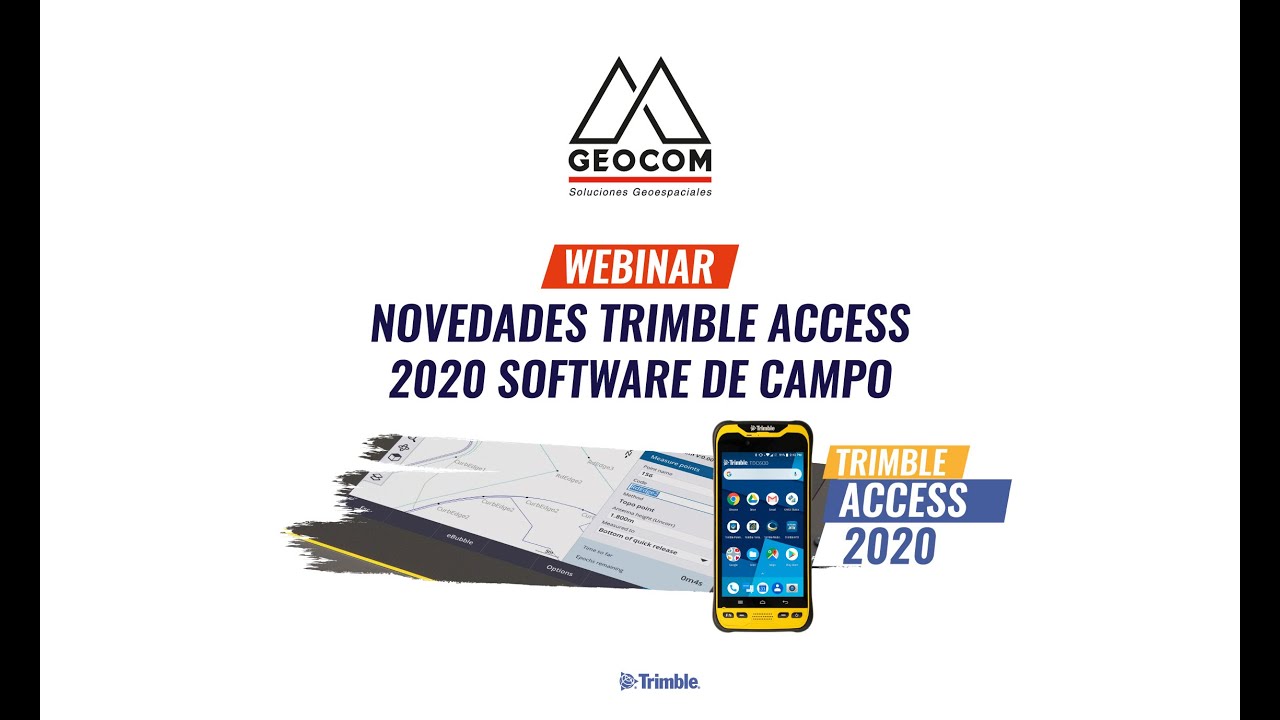 Webinar | Novedades Trimble Access 2020 software de campo
