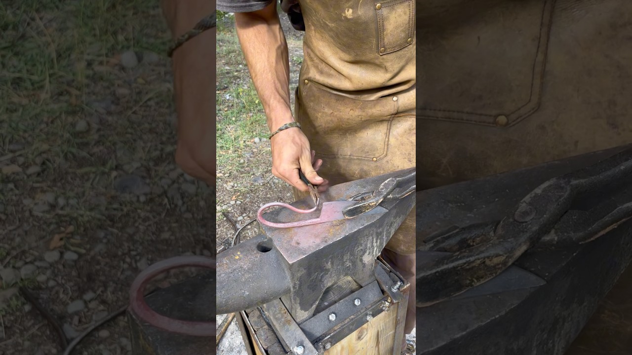 Forging a blacksmith knife