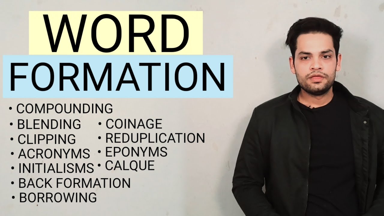 Word formation in english study lovers