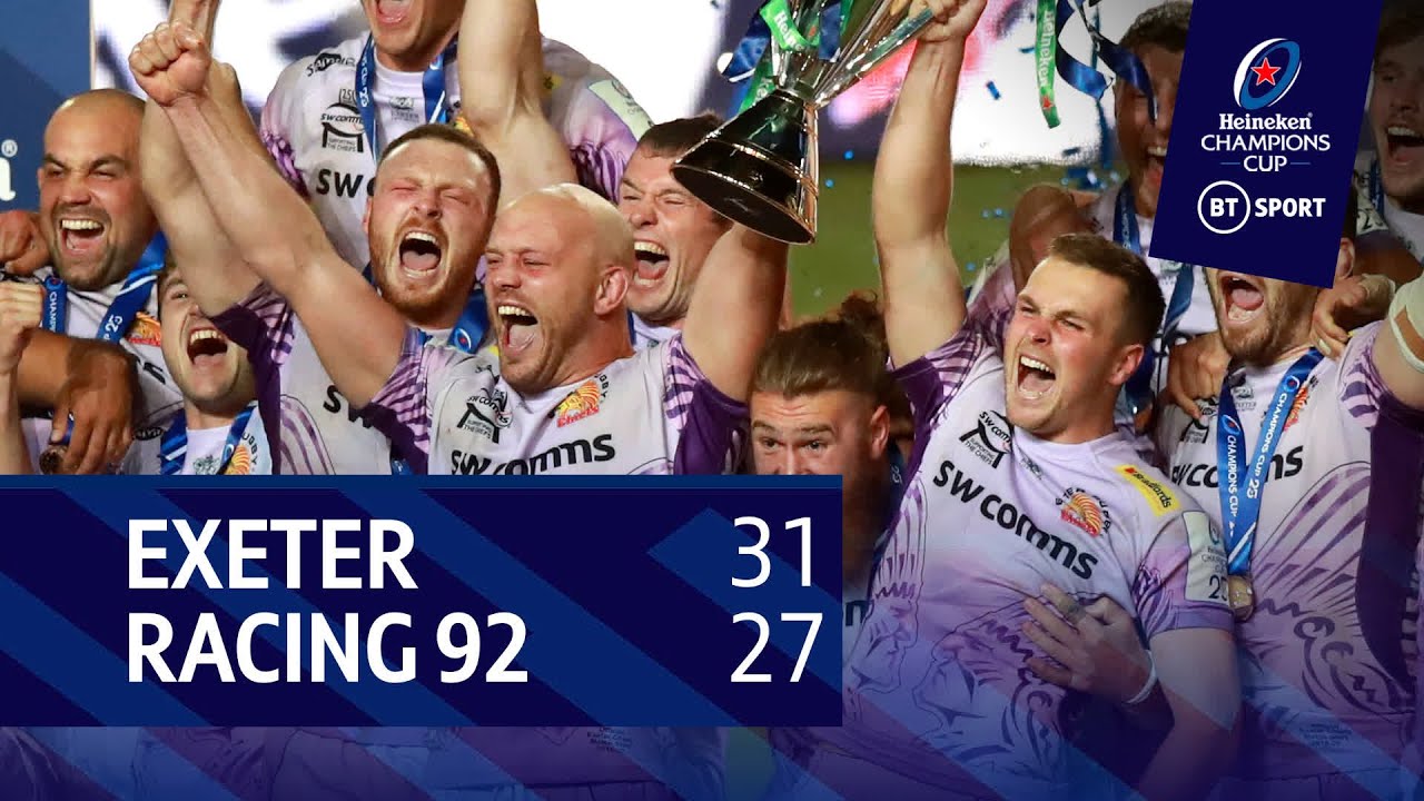 Exeter Chiefs vs Racing 92 (31-27) | Champions Cup final highlights
