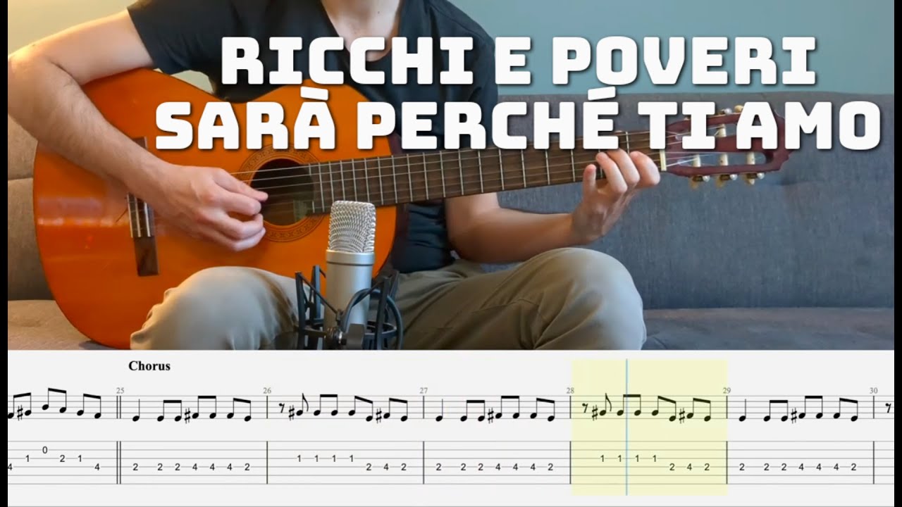 Ricchi E Poveri - Sarà Perché Ti Amo EASY #guitar #cover / #lesson