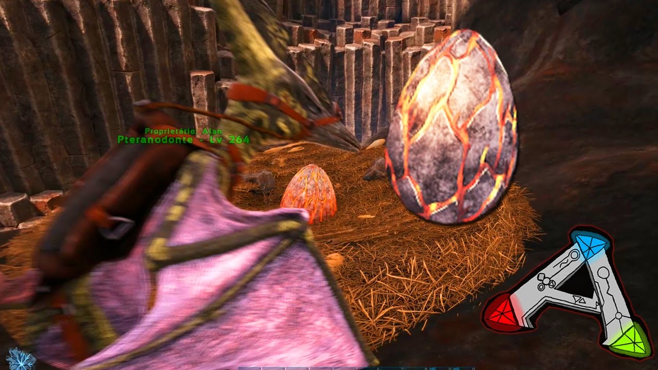 ARK VANILLA #49 - FUI ROUBAR UM OVO DE DRAGÃO! SERÁ QUE DEU!