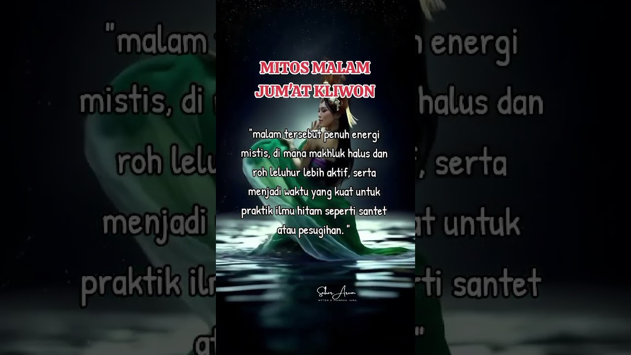 MITOS MALAM JUM'AT KLIWON #short