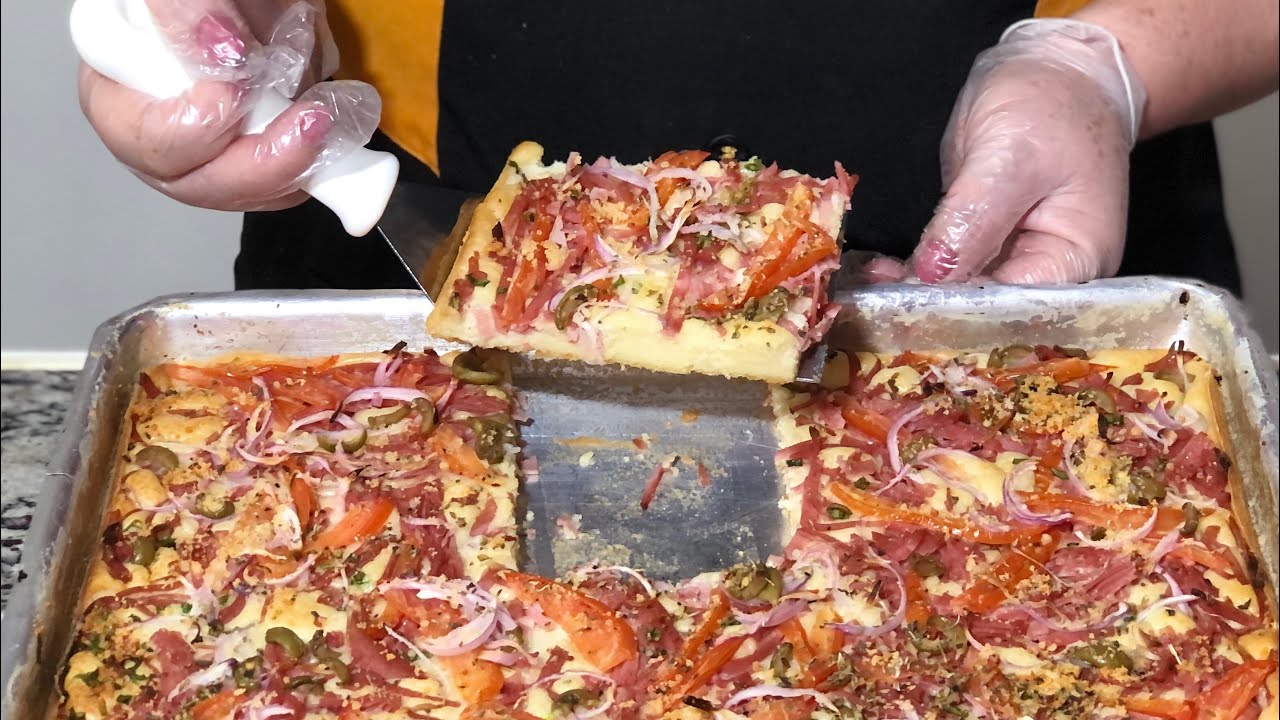 LANCHE GOSTOSO E BARATO TEM SABOR DE PIZZA