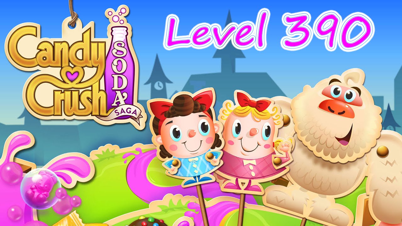 Candy Crush Soda Saga Level 390 (NO BOOSTERS)
