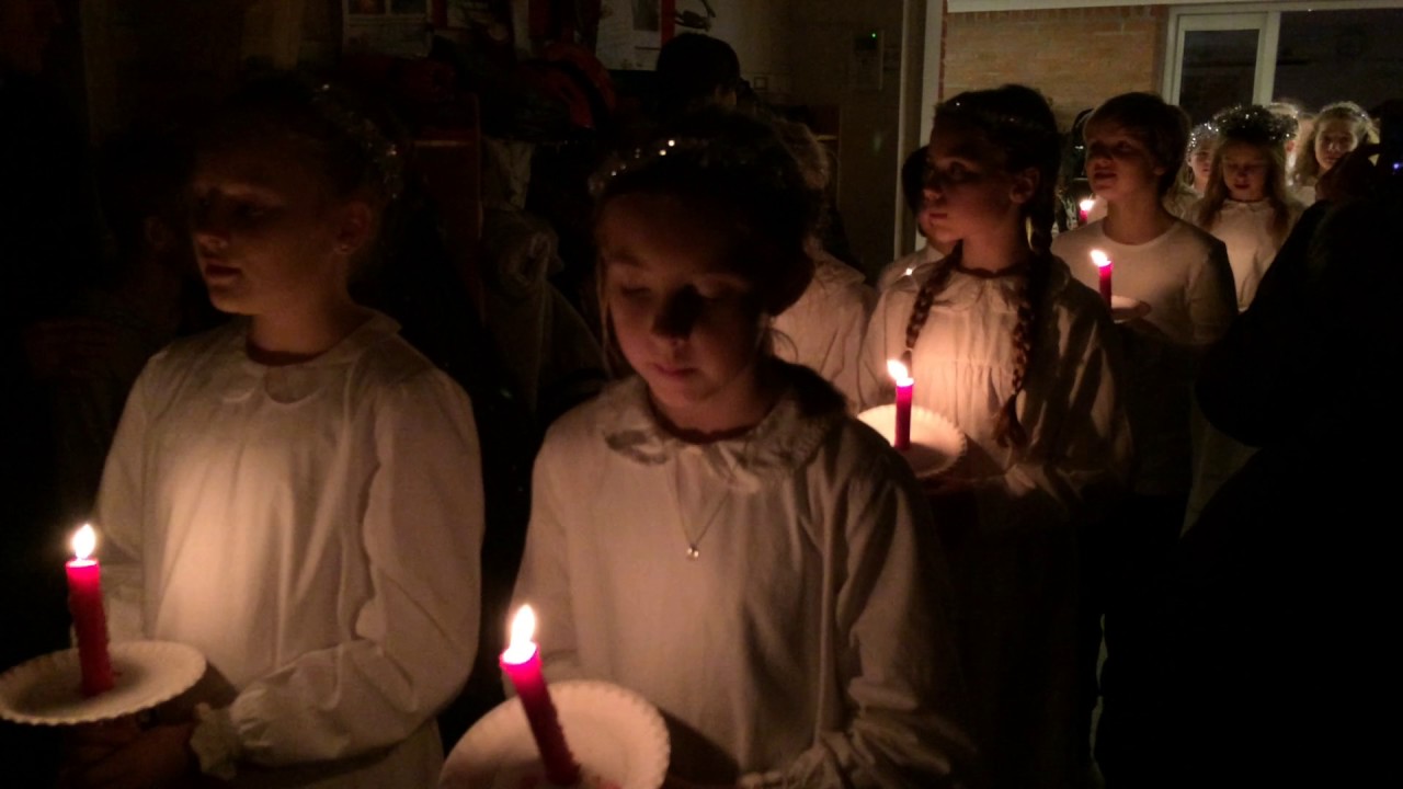 Luciasang i indskolingen