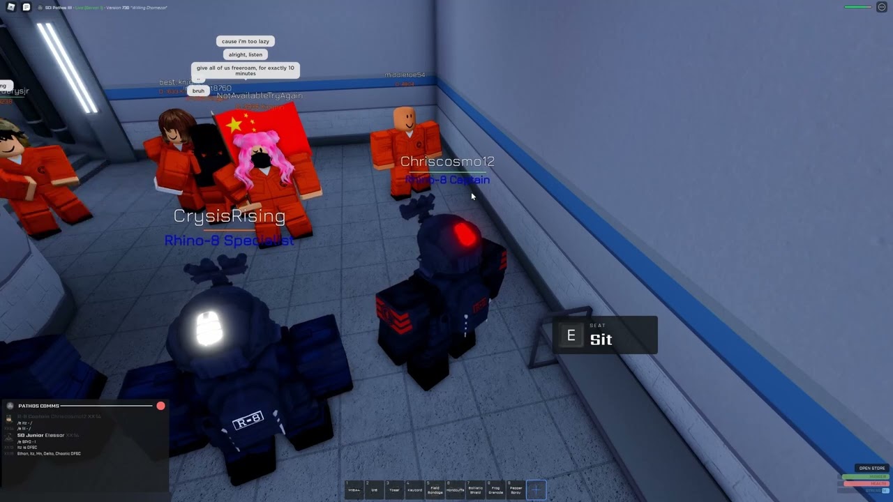 Rhino-8 mostly saving a hostage situation