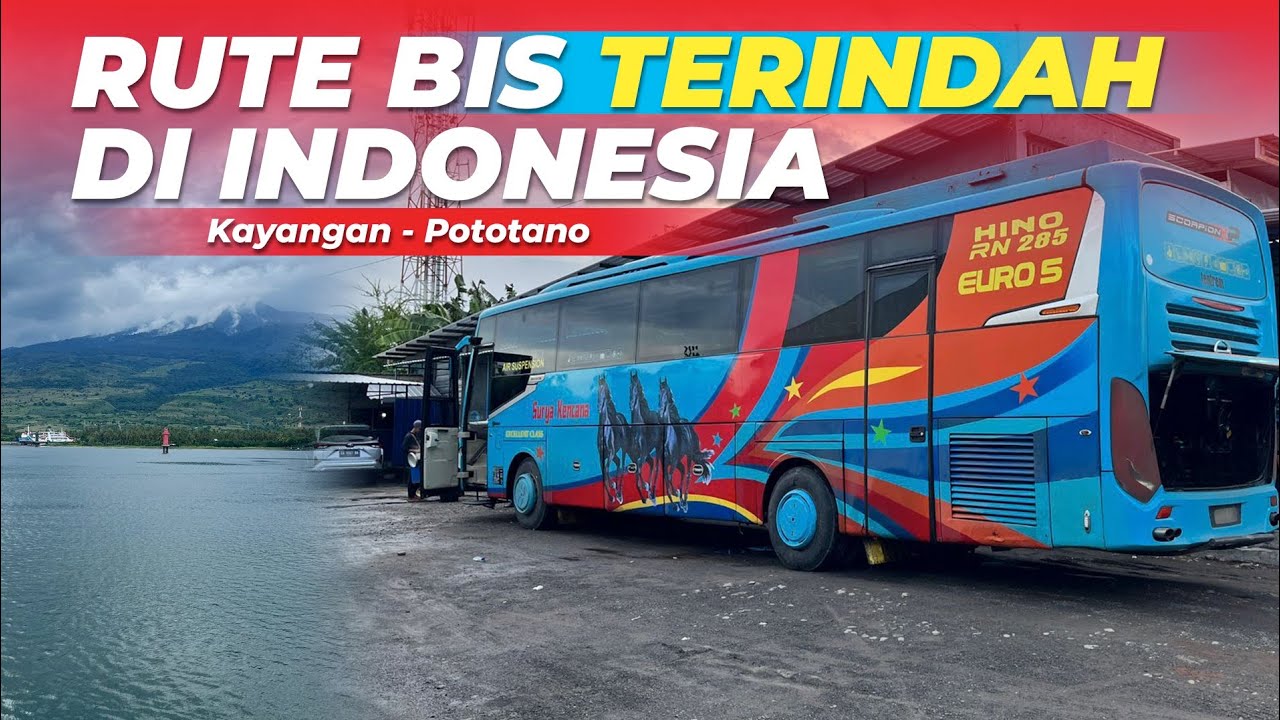 SPEECHLESS ‼️ INI JALUR BUS PEMANDANGAN TER-INDAH DI INDONESIA || Surya Kencana Mataram -Bima #2