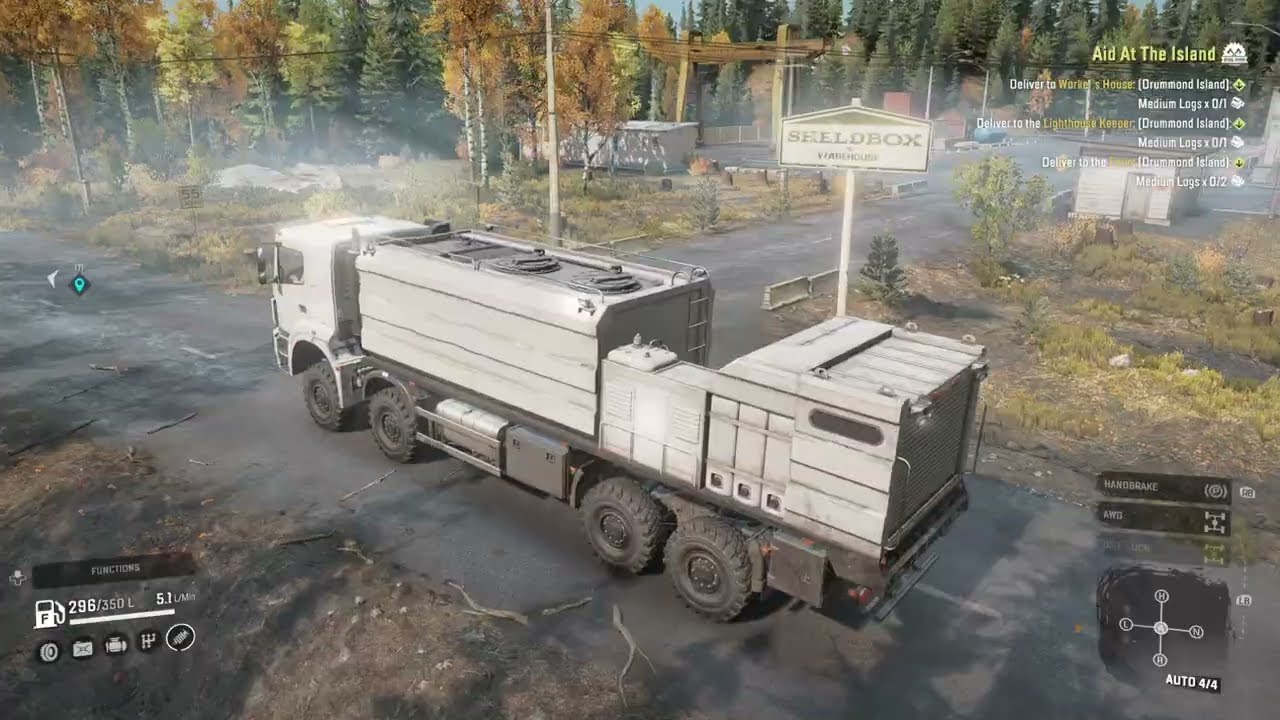 Snowrunner - Azov The Atom - Refuelling and Repairing