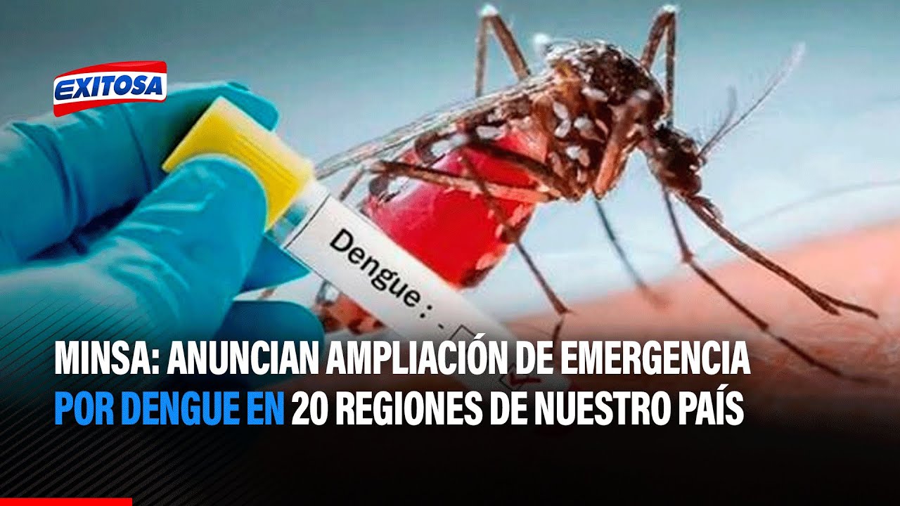 🔴🔵Minsa: Anuncian ampliaci&oacute;n de emergencia por dengue en 20 regiones de nuestro pa&iacute;s