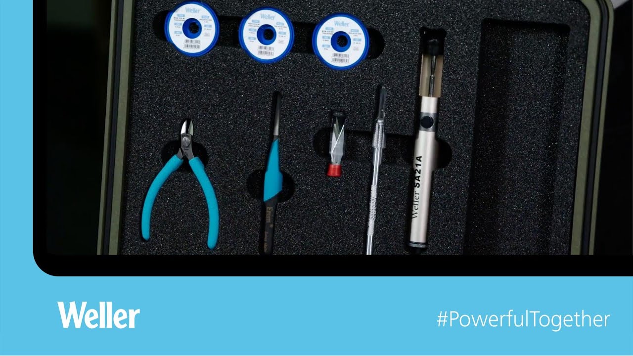 Robust Repair Kit: Portable Soldering Iron WSM1C for field repair