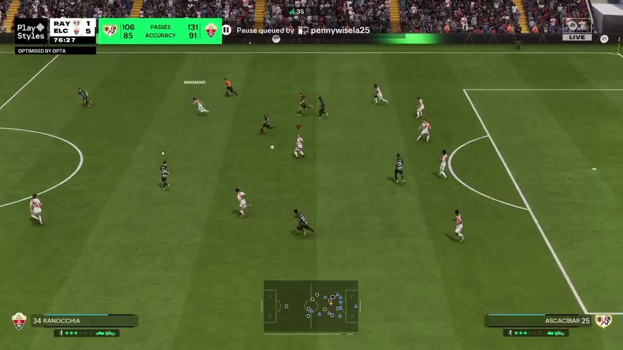 GW 27: Rayo Vallacano 🆚 Elche