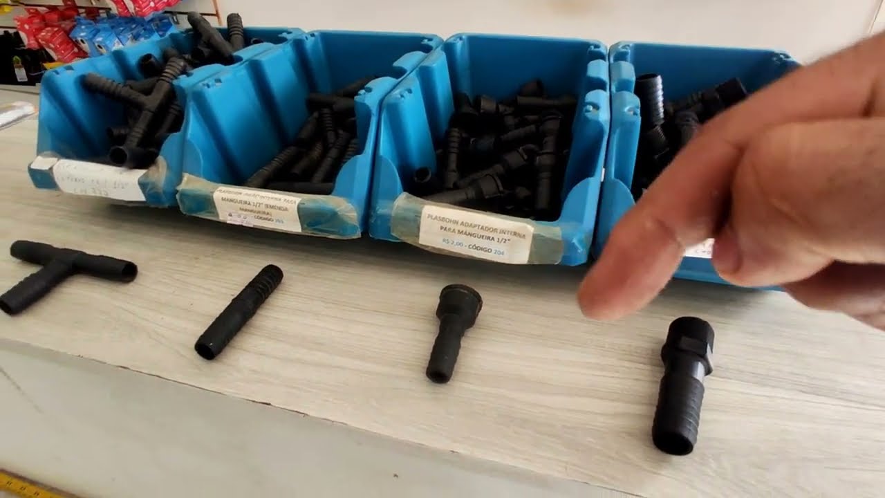 Conexões de IRRIGAÇÃO preta, adaptador, união te mangueira