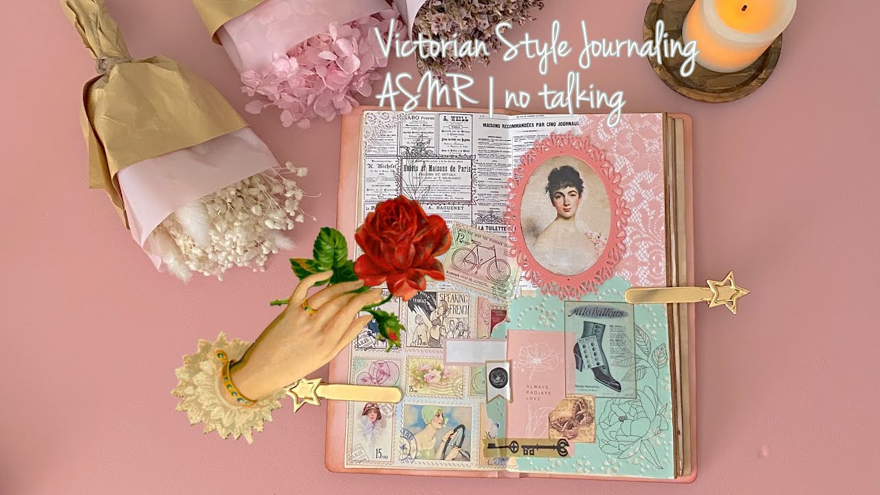 Victorian style journaling-ASMR | no talking