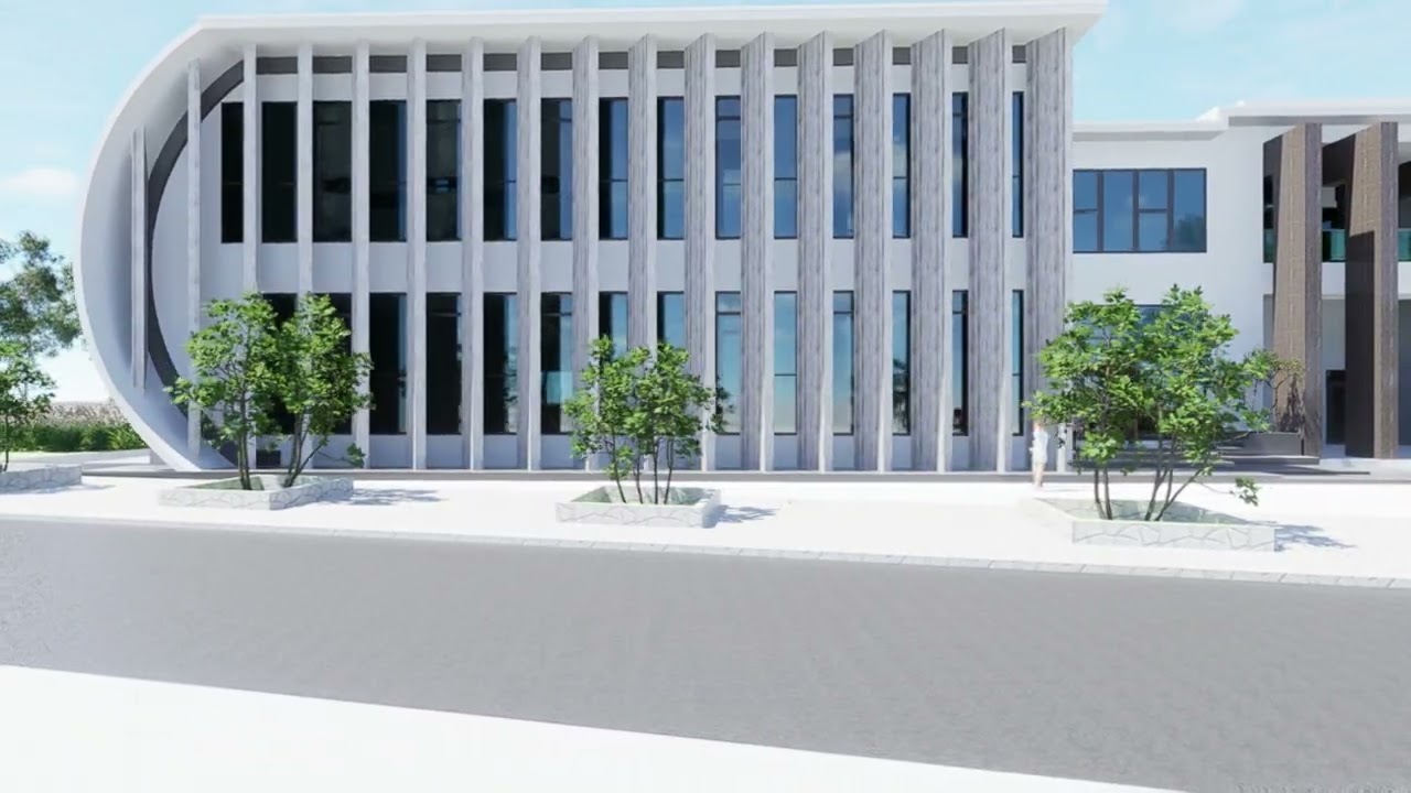 วิดีโอ Render program D5 ทัศนียภาพรอบตัวอาคาร