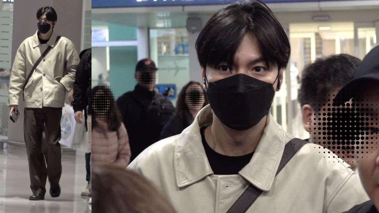 250405 #LEEMINHO #이민호 ASIA FANMEETING TOUR 마치고 인천국제공항 입국 FANCAM