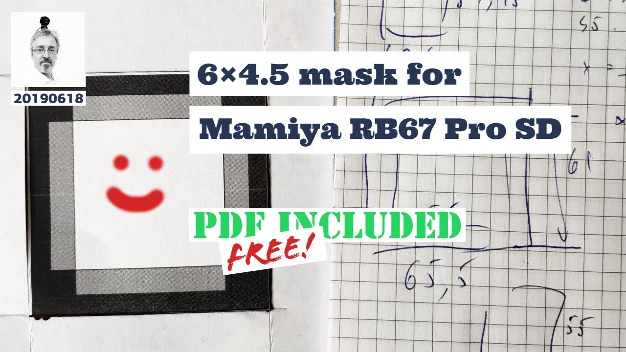 Mamiya RB67 Pro SD 6×4.5 viewfinder mask