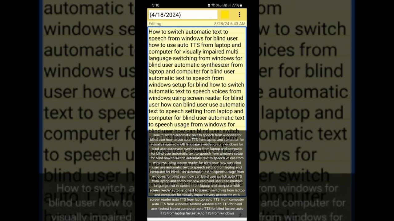 new fastest high quality auto TTS windows for blind character by character auto switch free auto TTS
