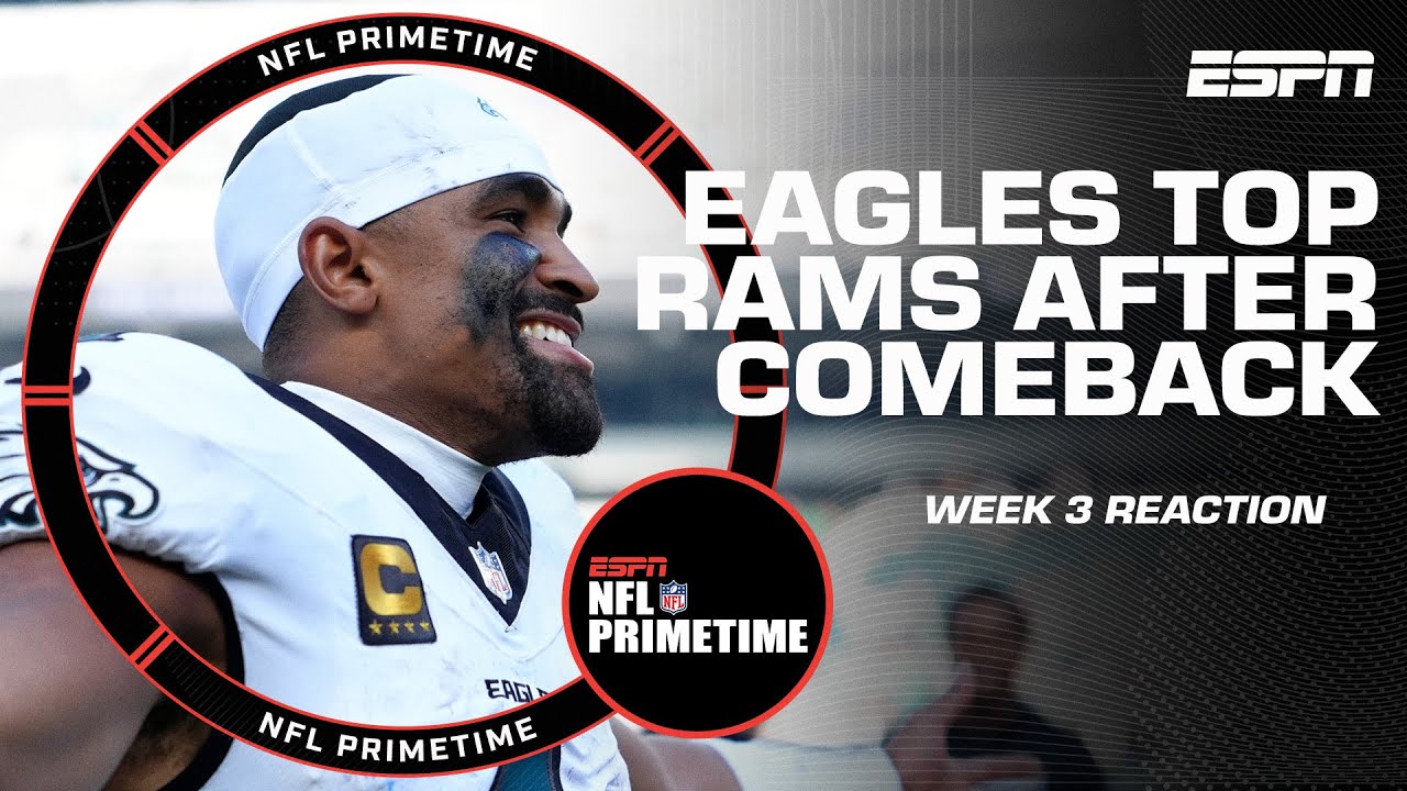 Реакция на 3-ю неделю NFL PrimeTime 🍿 «Иглз» совершают грандиозное возвращение, «Медведи» побежда...