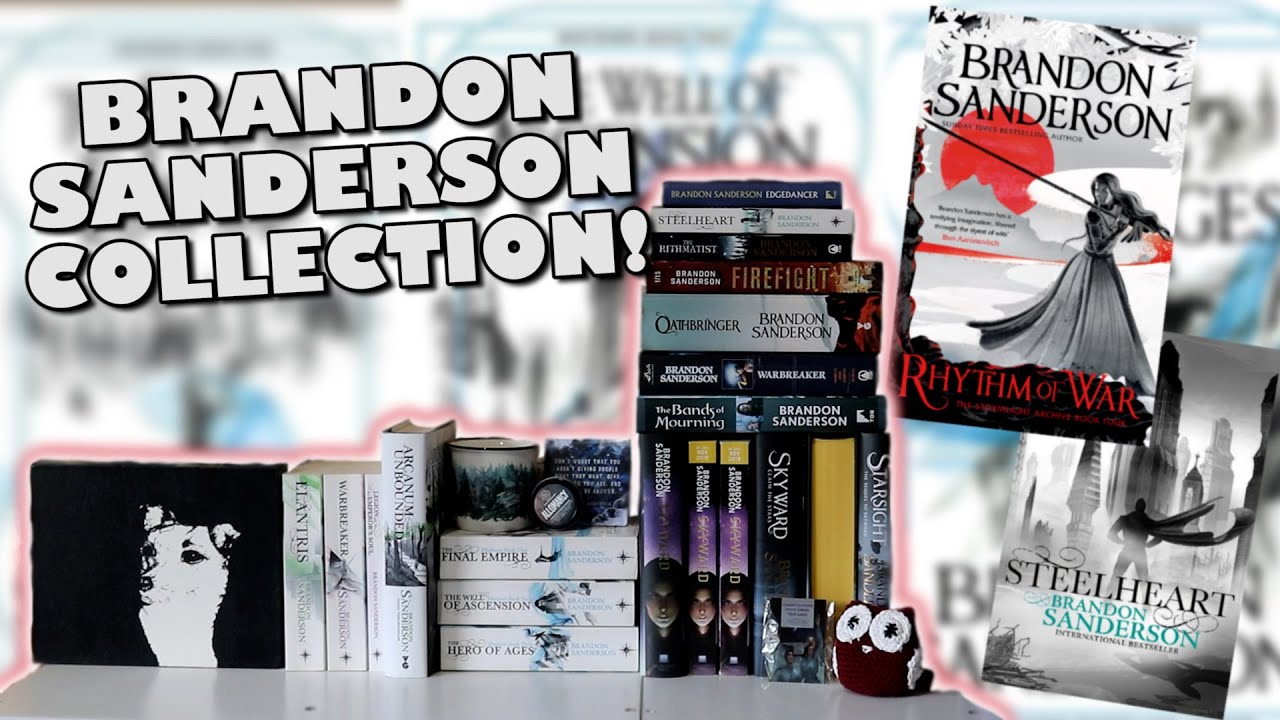 Brandon Sanderson COLLECTION! #BookshelfTour