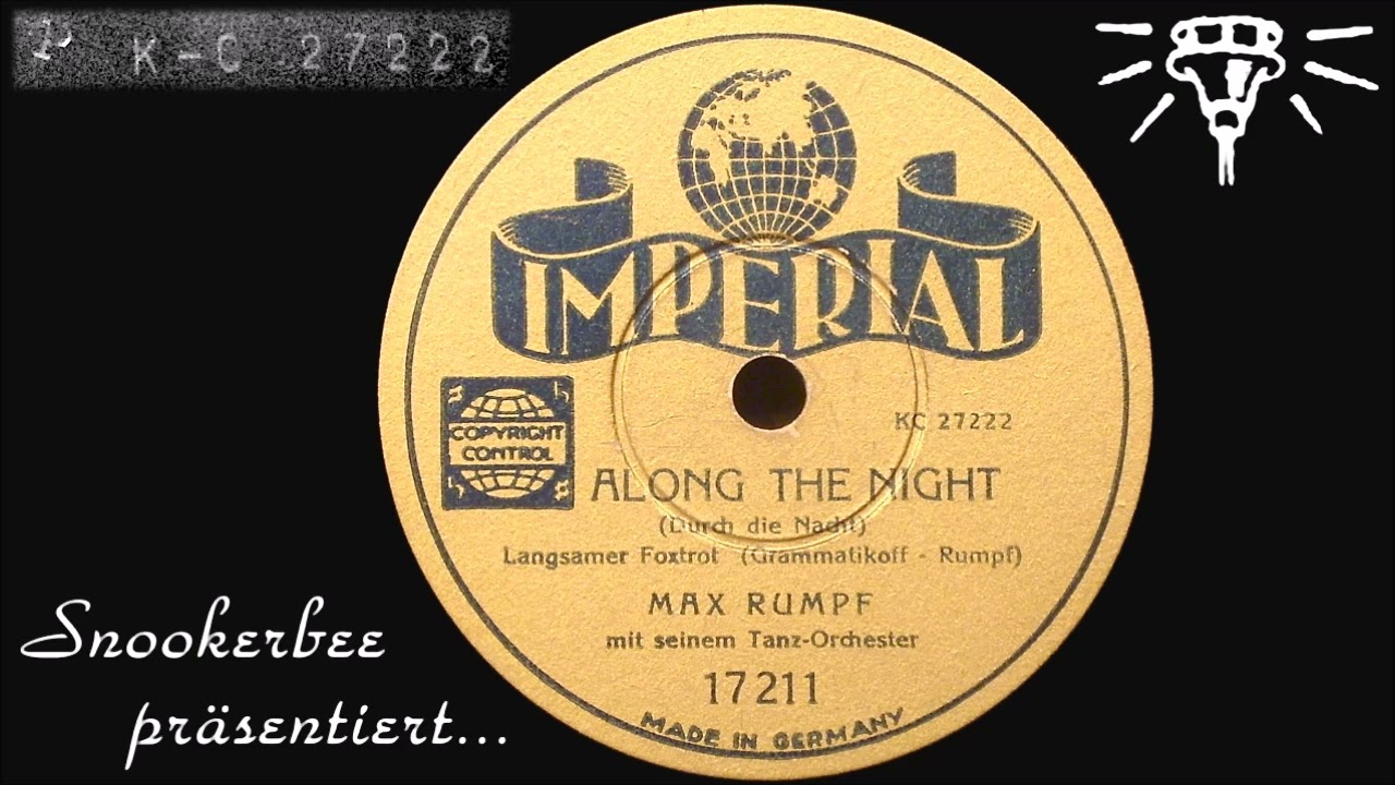 Along The Night - Imperial 17211 - 1938