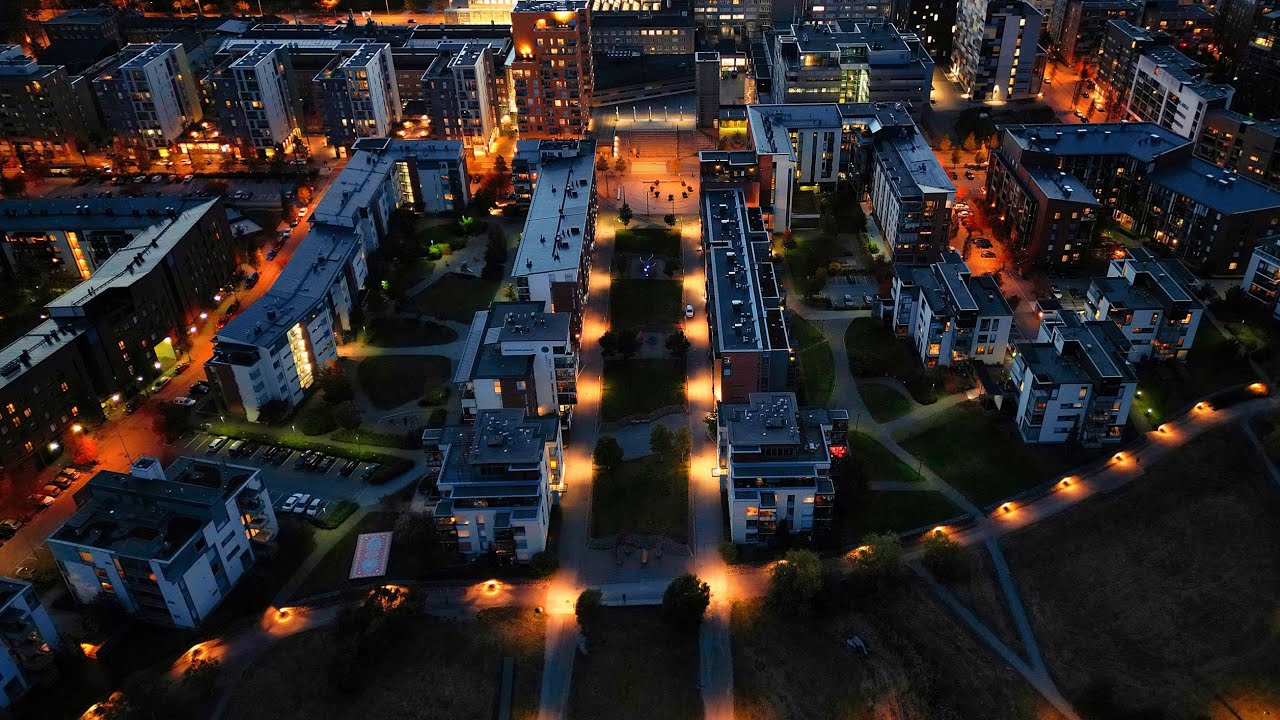 Arabianranta | Helsinki Aerials Drone 4K