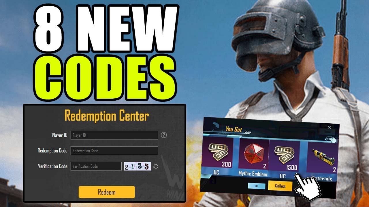 PUBG REDEEM CODE 2025 - PUBG MOBILE REDEEM CODE 2025 - REDEEM CODE PUBG