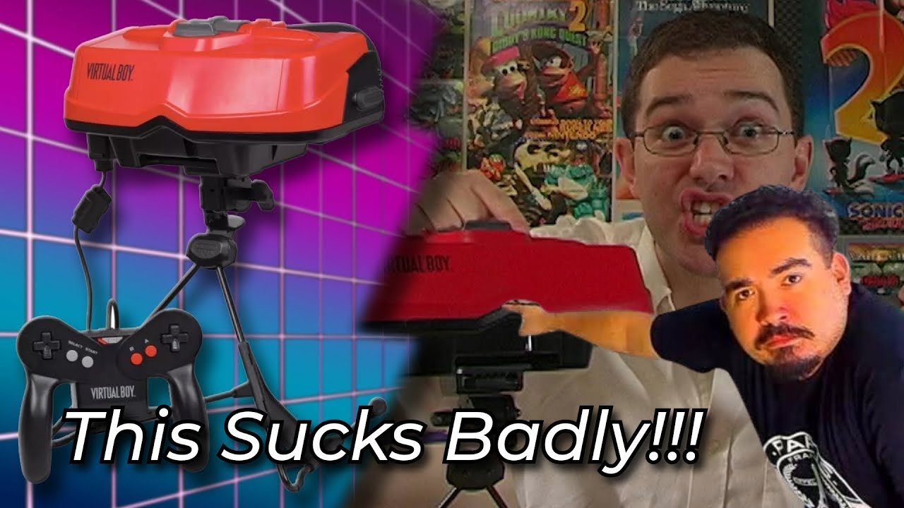 The Virtual Boy SUCKED So Bad!! (Angry Video Game Nerd: Virtual Boy REACTION)