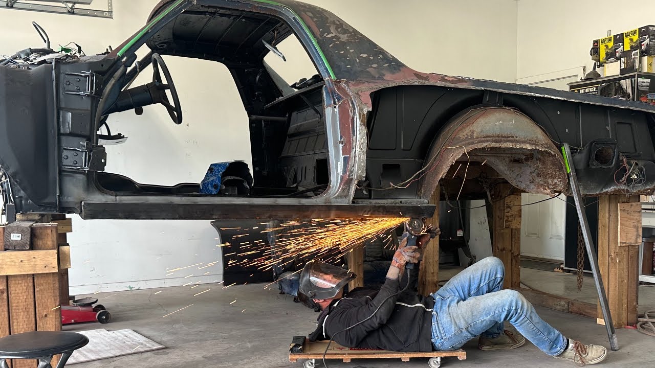 69 El CAMINO Amazing RESTORATION of a very rusty MUSCLE CAR!