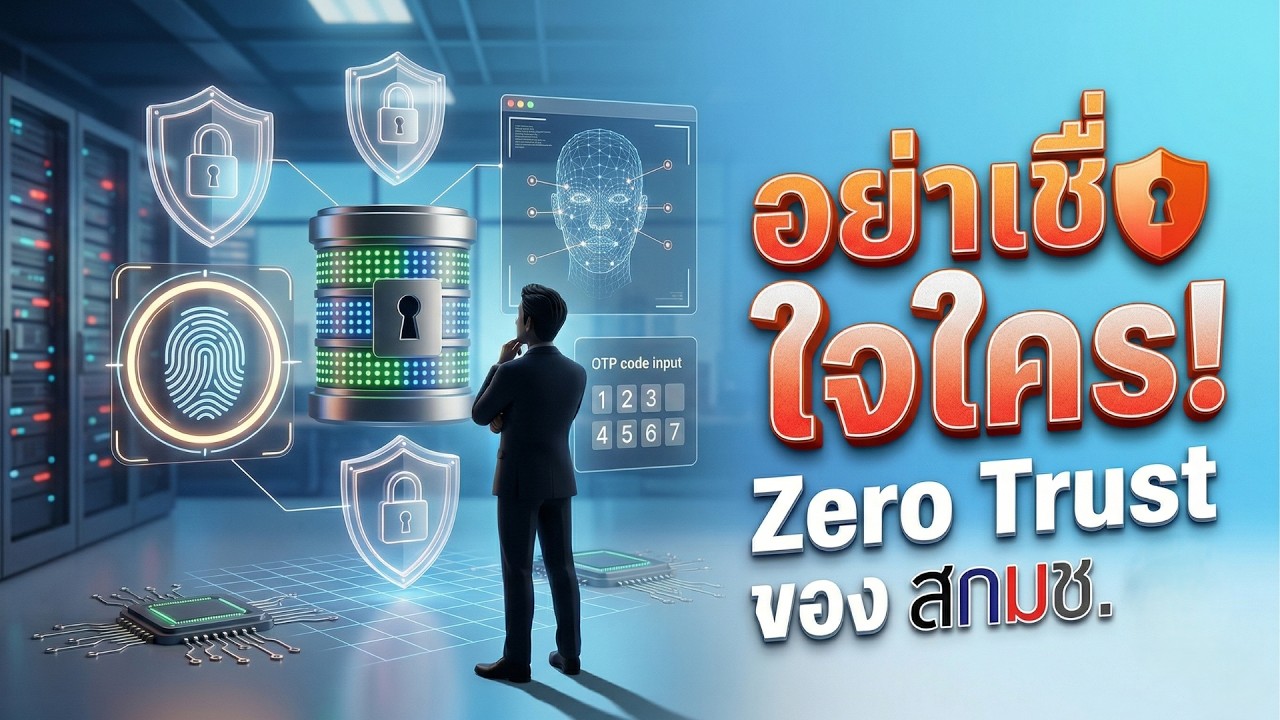 สรุปแนวคิด Zero Trust ฉบับผู้บริหาร: เปลี่ยนผ่านสู่ความมั่นคงปลอดภัยไซเบอร์ยุคใหม่ #cybersecurity