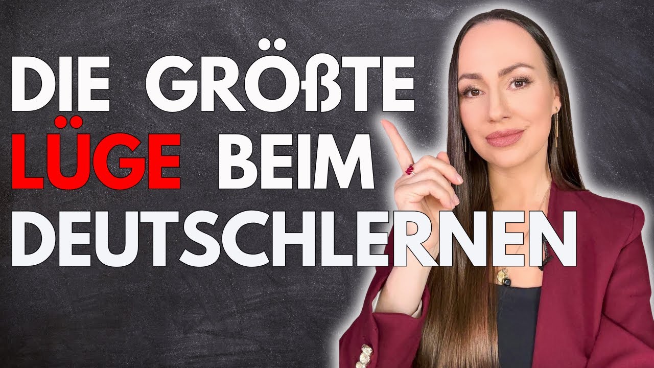 Diese Lüge zerstört dein Deutsch 💥 | So lernst du wirklich richtig! (A1 | A2 | B1 | B2 | C1 | C2)