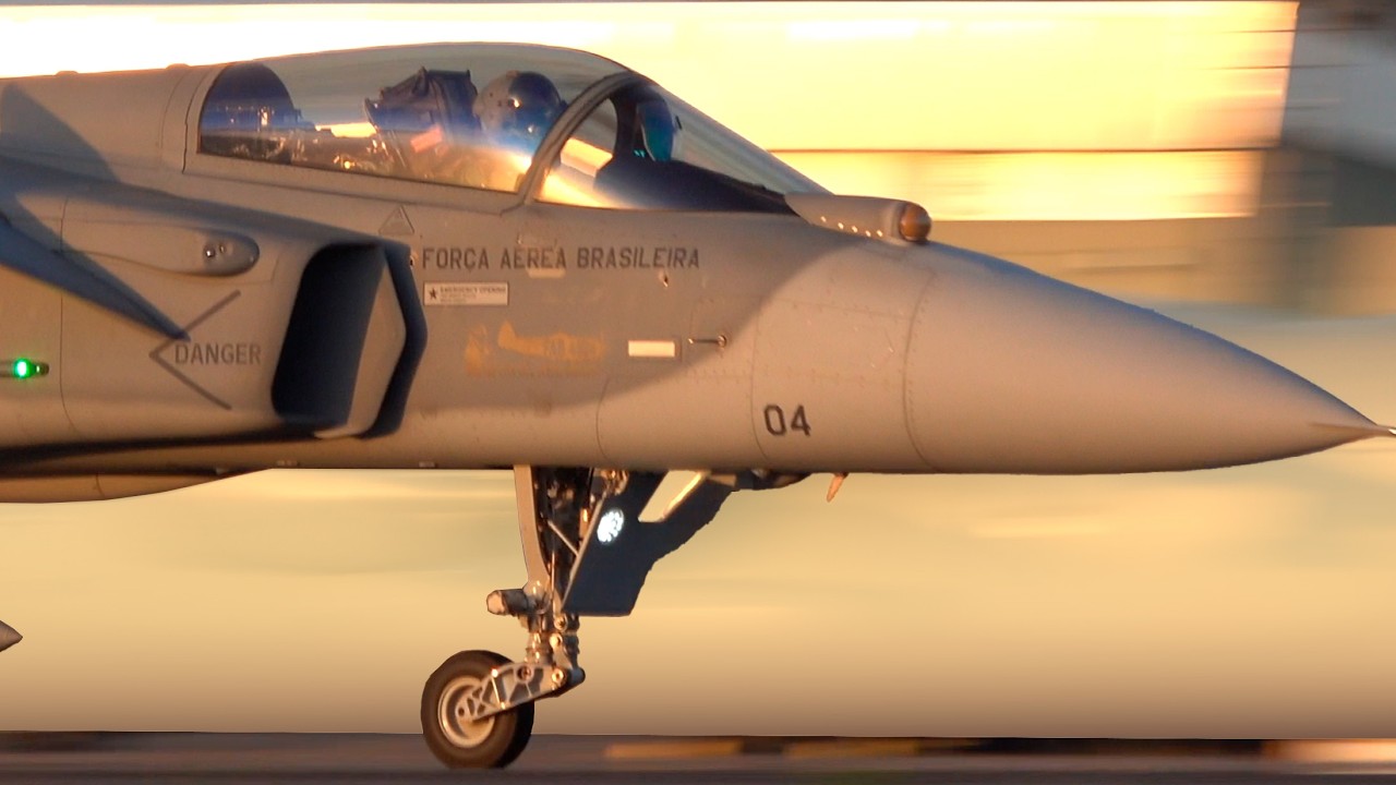 Amazing! F-39 Gripen, AMX, F-15 and F-5 Fighter Jets Landing in Brazil – CRUZEX