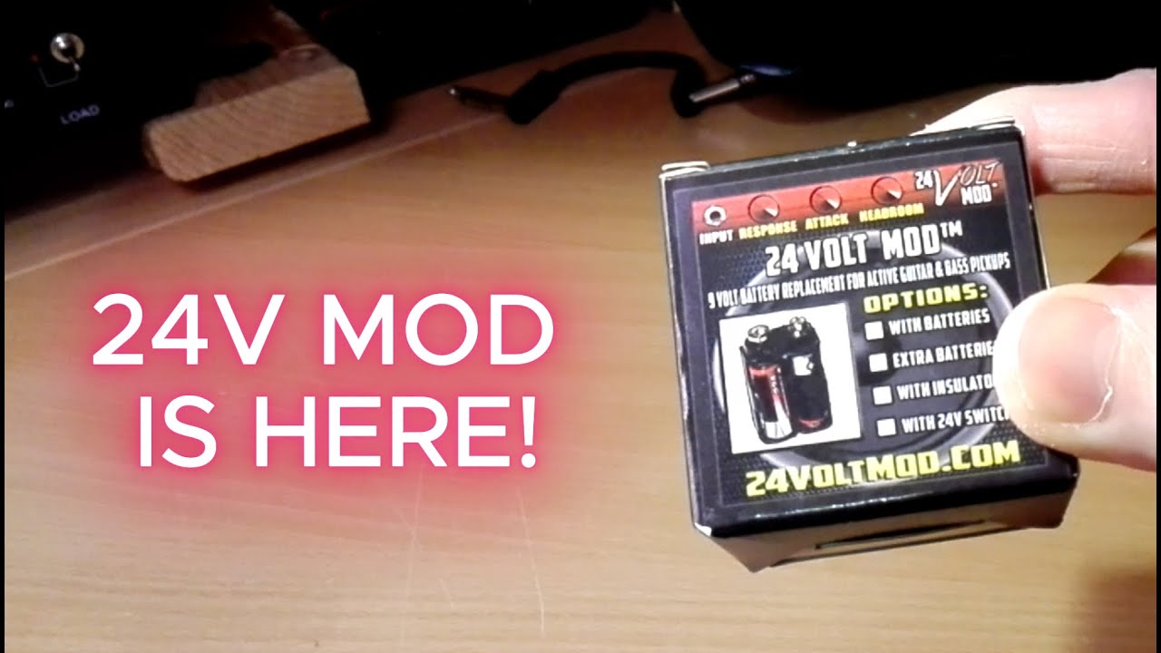 24V MOD For EMG Is Finally Here! (Clean & Gain Demo)