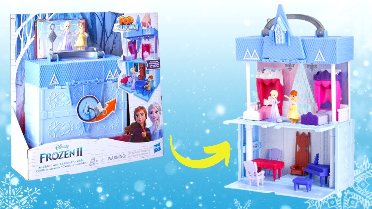 FROZEN 2 Elsa & Anna Toys! Unbox Demo Pop Adventures Frozen 2 Toy Castle