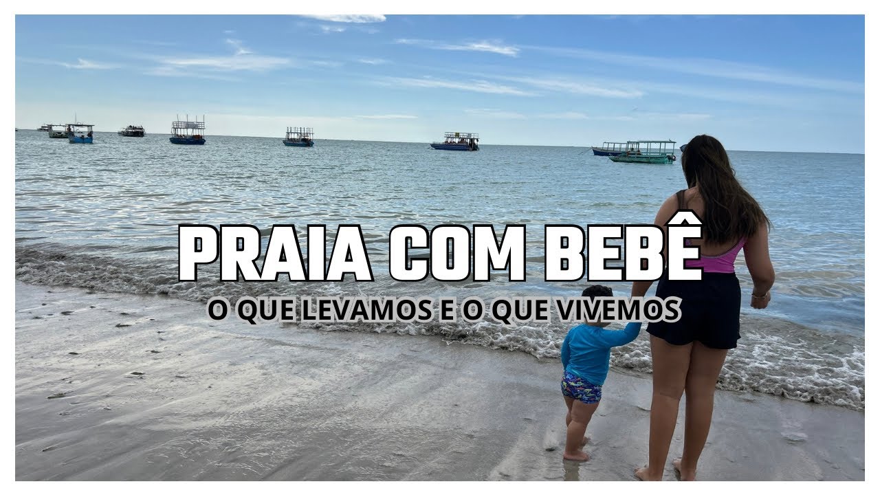 Um dia de praia com meu bebê 🤍 o que levei e o que vivemos