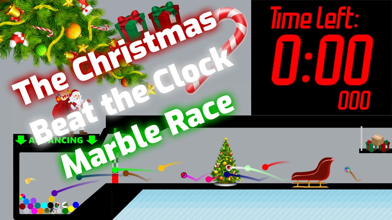 The Beat the Clock Marble Race - at Christmas!