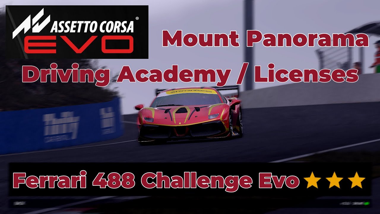 AC EVo - Final License - Ferrari 488 Challenge Evo at Bathurst / Mt. Panorama