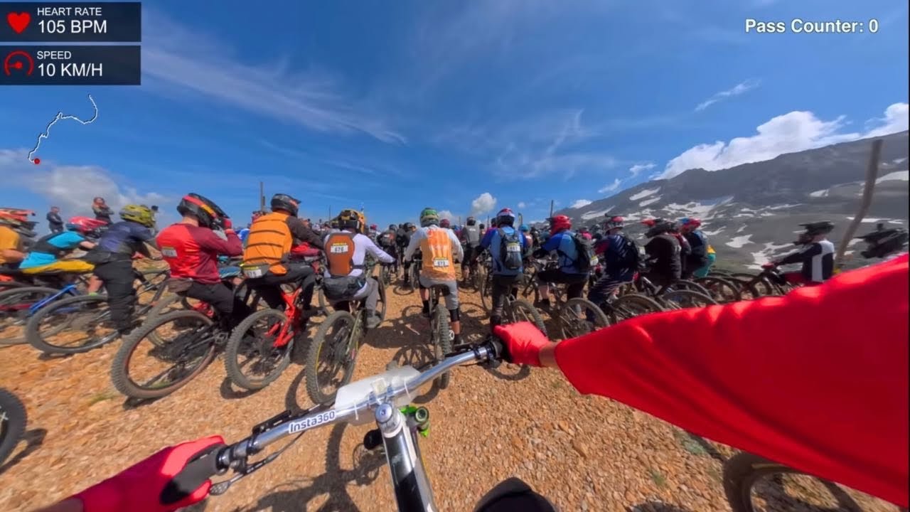 Attempting to Overtake EVERYONE in this Crazy Bike Race!