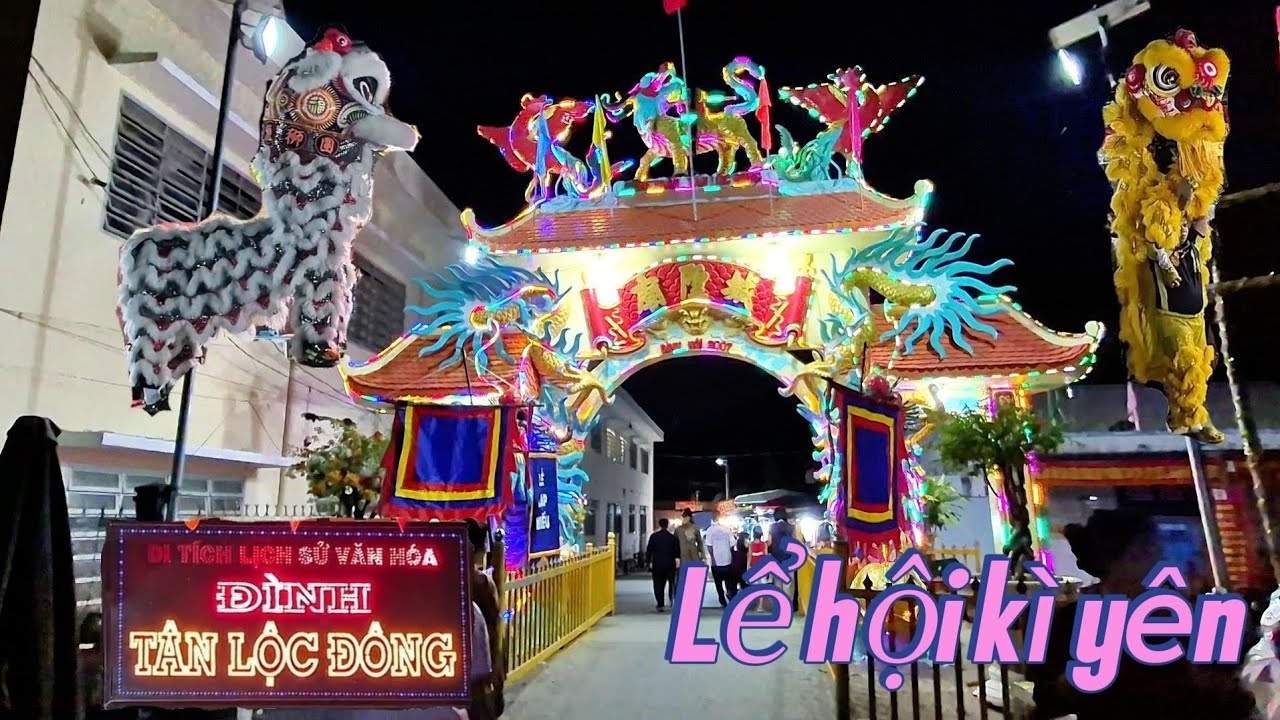 Đi lể hội cúng Đình Tân Lộc Đông