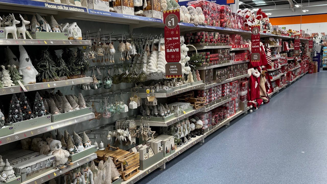 ‼️B & M‼️EARLY CHRISTMAS ARRIVAL IN STORE 🎄HUGE COLLECTION OF DECORATING ITEMS FOR CHRISTMAS😍OCT 24🎄