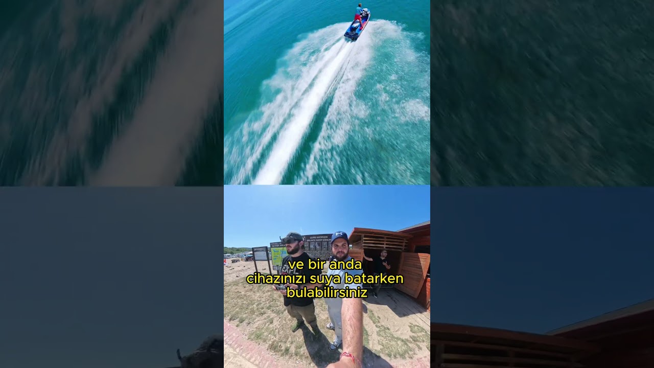 FPV Drone Tek Plan Jetski Takip 🤩 #fpv #drone #fpvdrone #videography #jetski #backstage