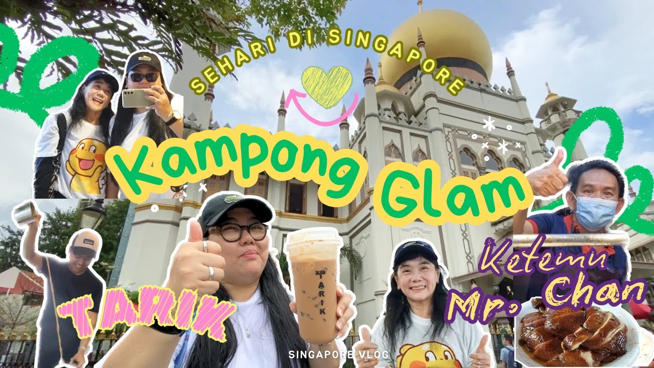 Sehari Di Singapore | Kampong Glam | Hawker Chan Chinatown | Bugis Street | Singapore Vlog | Frutala