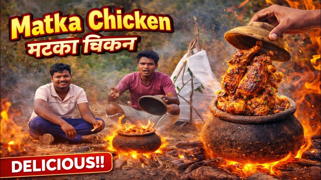 Jungle Me Matka Chicken 🍗🔥 | Desi Style Clay Pot Chicken Cooking #gopalaapat 